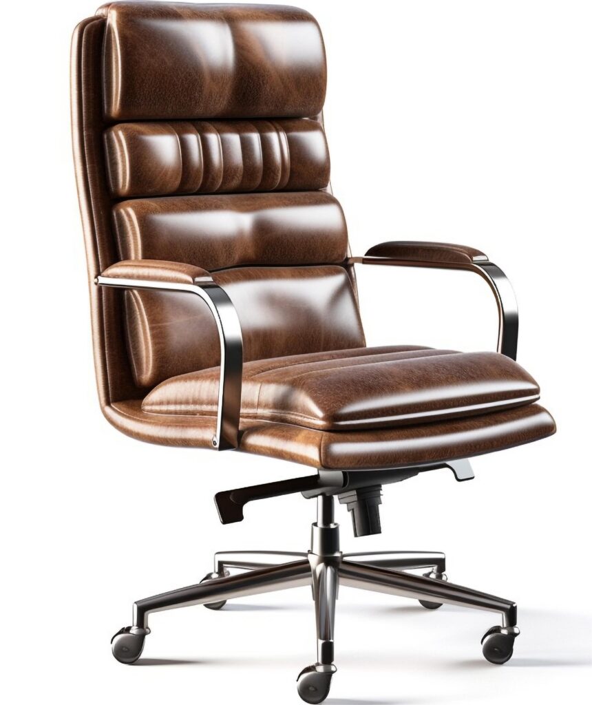 About Us luxury modern leather office chair comfortable elegant generated by ai